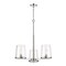 Z-Lite Callista 3 Light Chandelier, Polished Nickel & Clear 3032-3PN - alternate 1